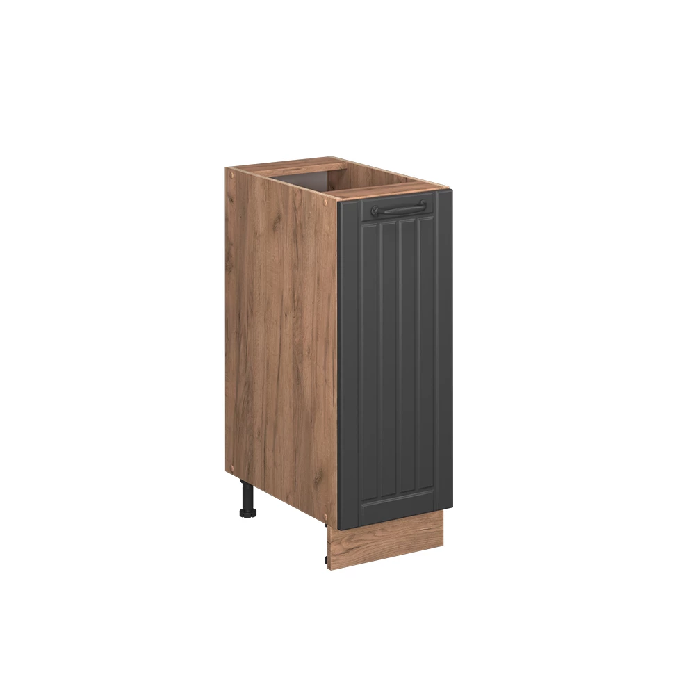 Armadio cucina dispensa alto in Grigio scuro on white background