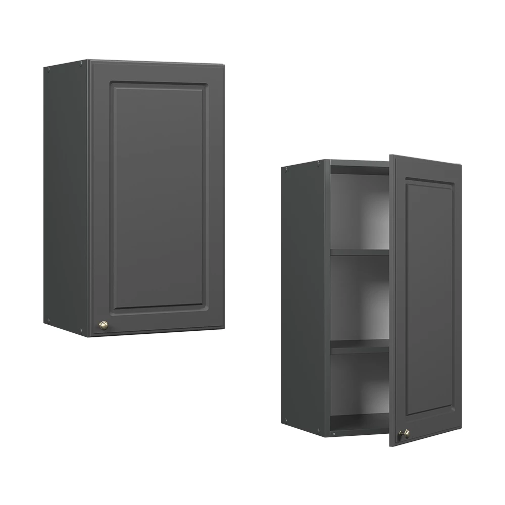 Vicco Eenpersoonskeuken Fame-Line, Wit hoogglans/goud power eiken, 140 cm zonder werkblad