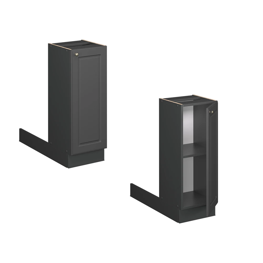 Isola cucina Fame-Line Oro-antracite country/Antracite 30 cm Vicco