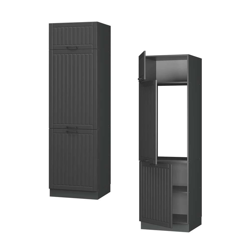 Armoire pour frigo Fame-Line Gris foncé 60cm Vicco