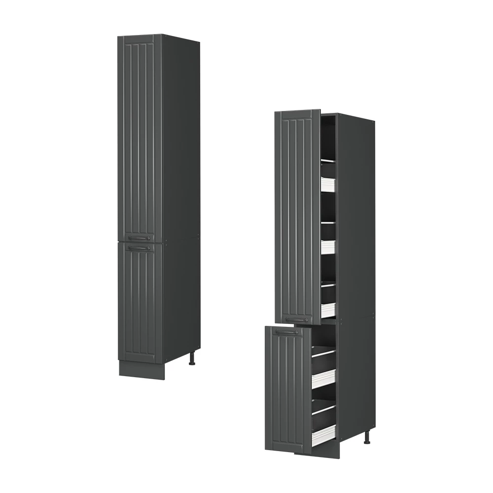 Apothekerschrank Fame-Line Dunkelgrau/Anthrazit 30 cm Vicco