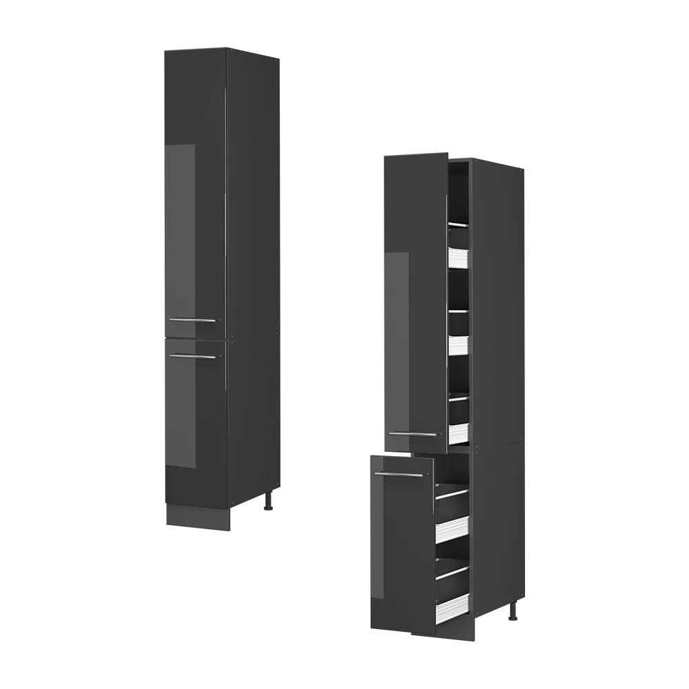 Keukenonderkast Fame-Line Antraciet Hoogglans 30 cm Vicco