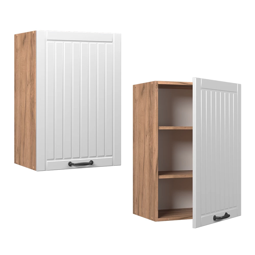 Hangkast Fame-Line Wit Landhuis 50 cm Vicco
