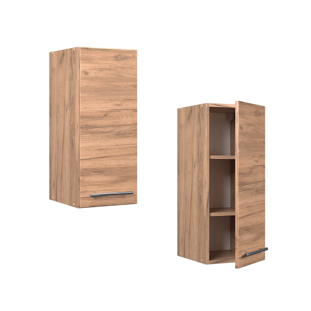 Hangkast Fame-Line Donkergrijs 30 cm Vicco | Dunkelgrau/Goldkraft Eiche | Wandkast 30 cm | 406673152079406