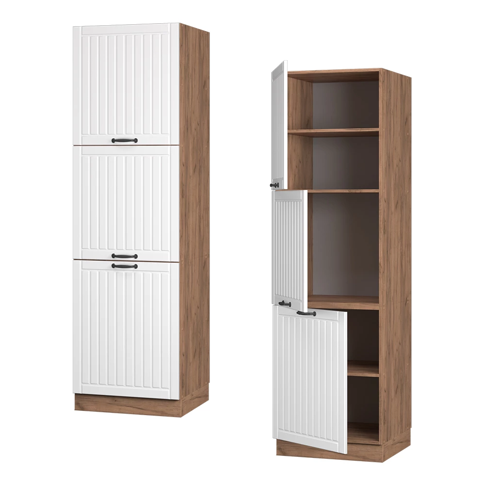Meuble Bas Cuisine Fame-Line Vicco 60 Cm Blanc Bordeaux - Neuf