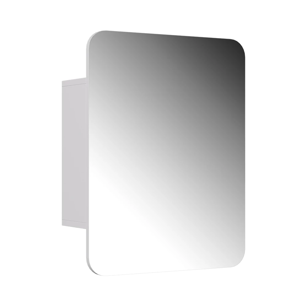 Badspiegelschrank in Weiß auf weißem Hintergrund