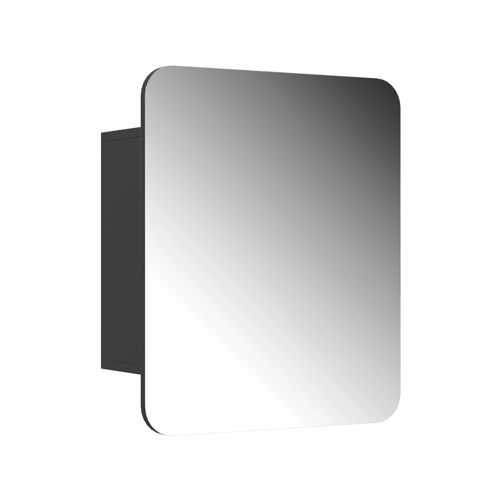 Specchio contenitore bagno in Antracite su sfondo bianco