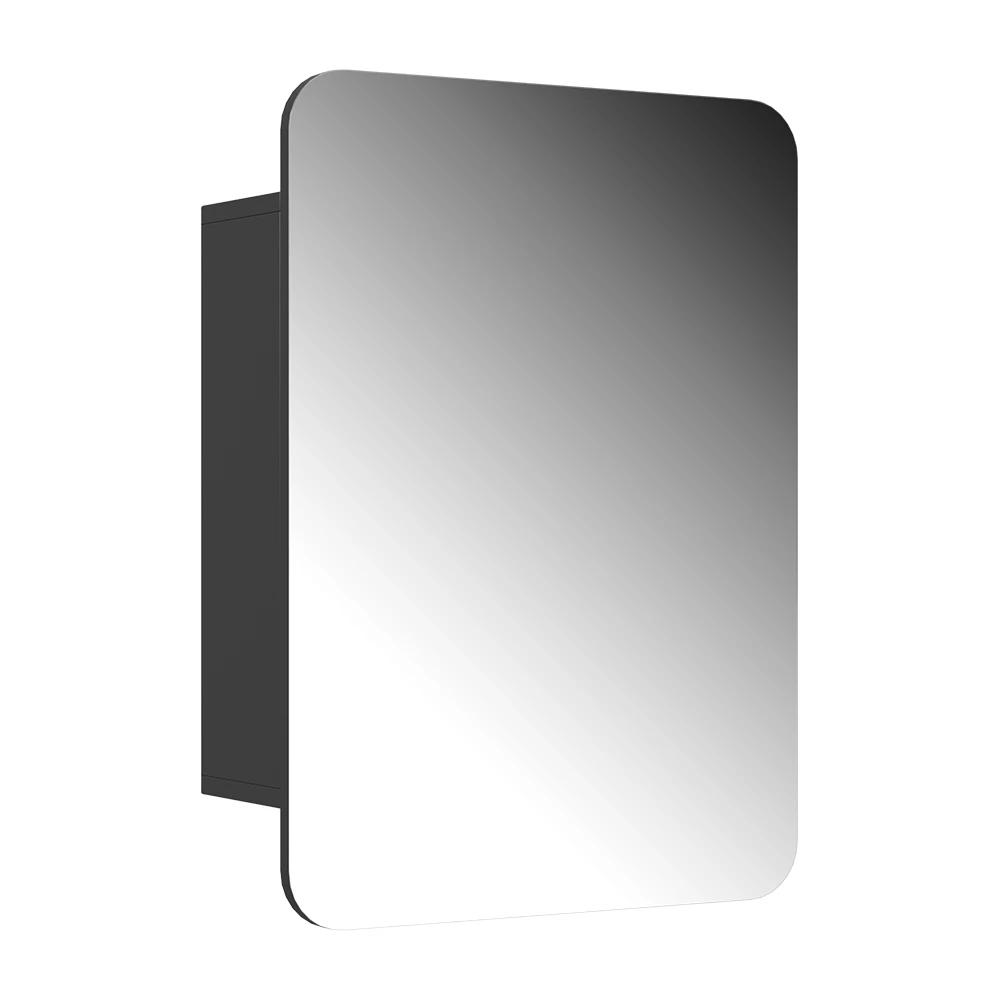 Badkamerspiegelkast in Antraciet op een witte achtergrond