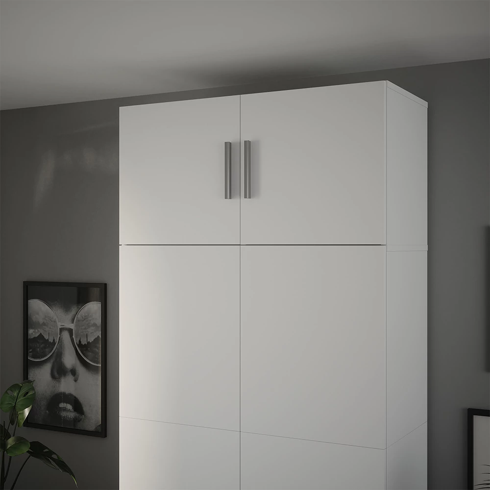 Aufsatzmodul  in Weiß auf weißem Hintergrund