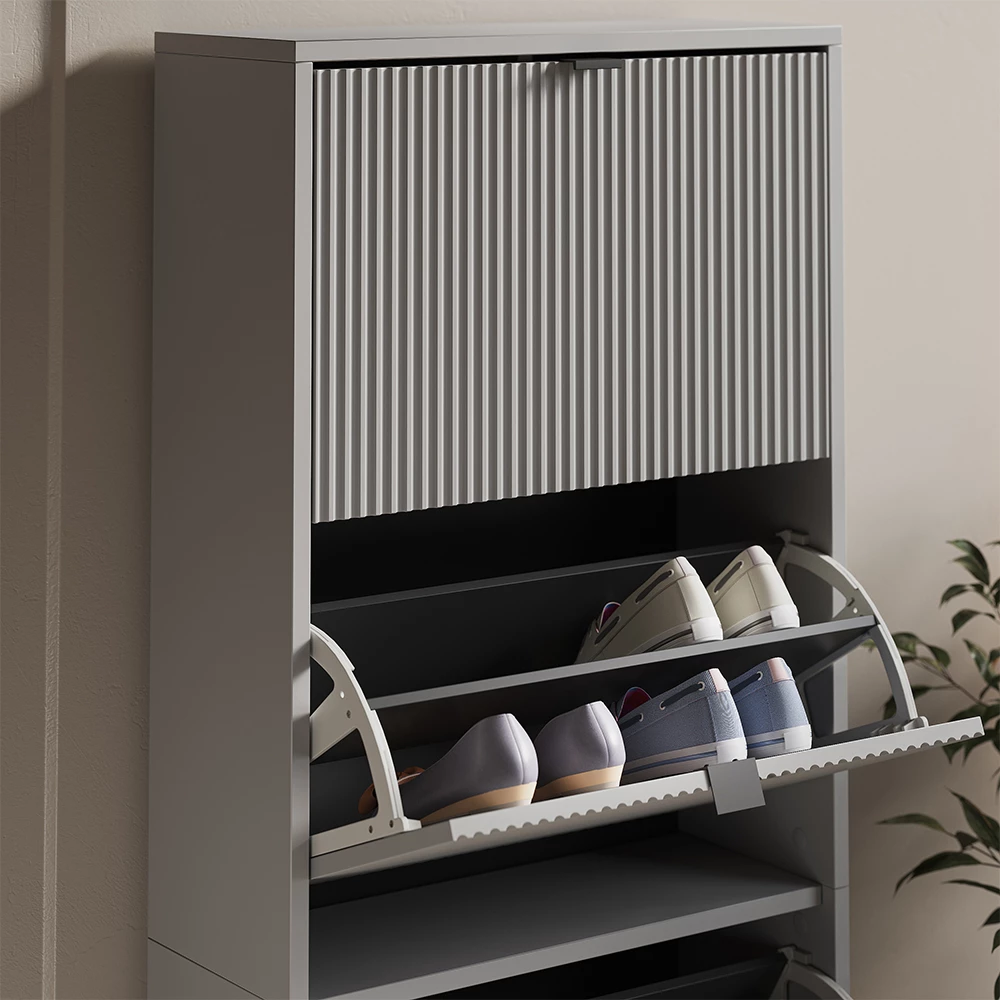 Nærbillede af Skotipper i farven Grå, der viser struktur/detaljer