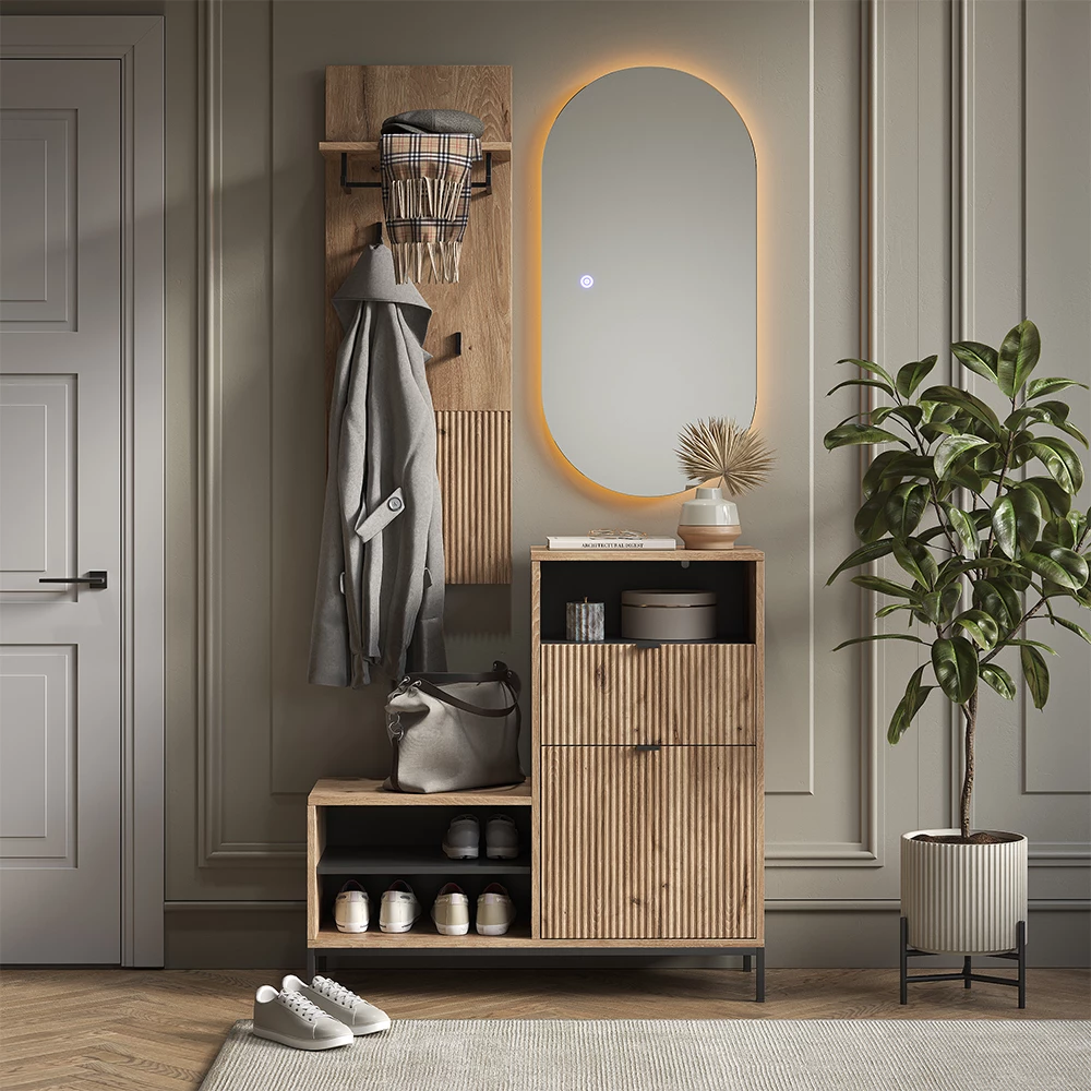 Wandgarderobe Eliza Viking Oak 43 x 120 cm Vicco