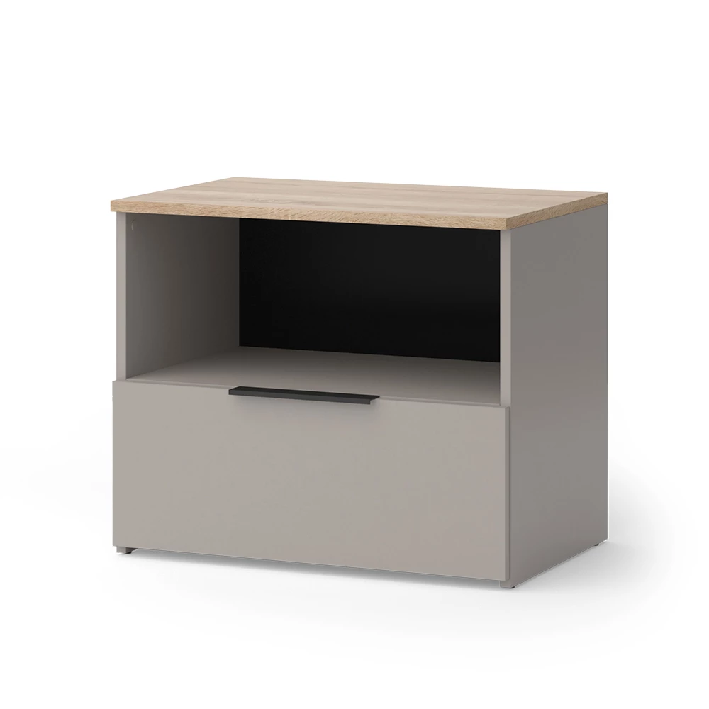 Credenza in Grigio su sfondo bianco