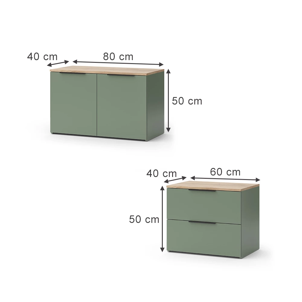Seinäkaappi in Vihreä on white background