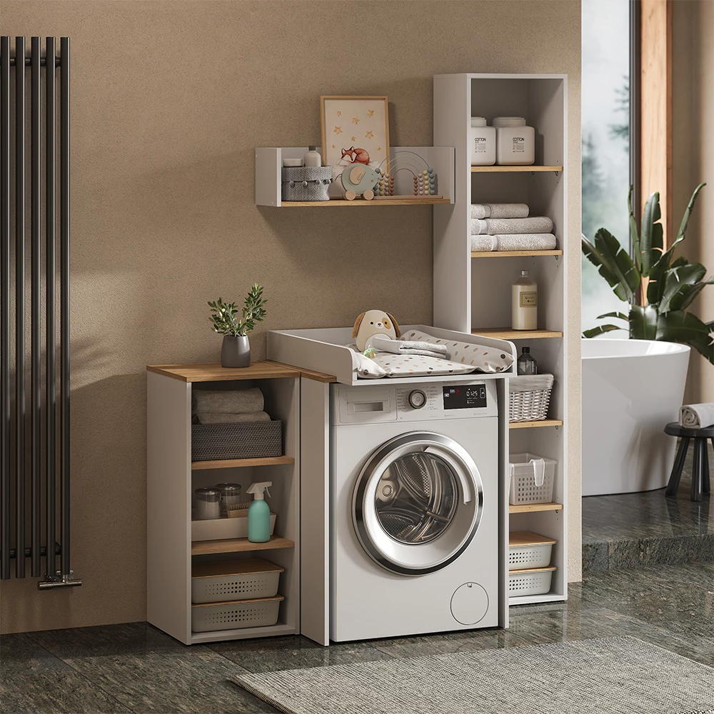 Hochregal Viktor Weiß/Artisan 40.2 x 188.6 cm Vicco