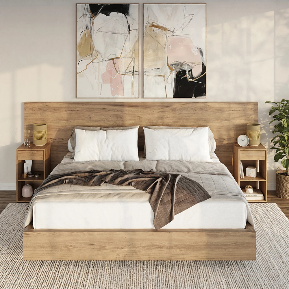 Nachttisch Dany Goldkraft Eiche 35 x 65 cm mit 1 Schublade Vicco