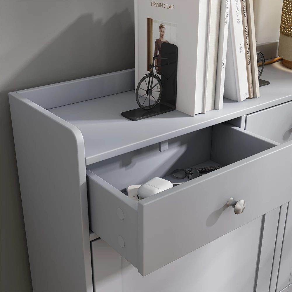 Nærbillede af Skotipper i farven Grå, der viser struktur/detaljer