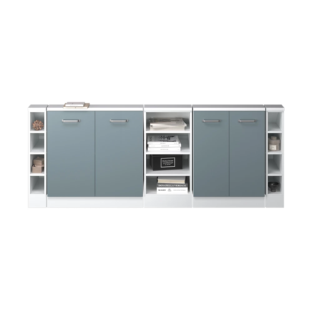 AP51 Maatpak Trouwpak Blauw met grijze ruit