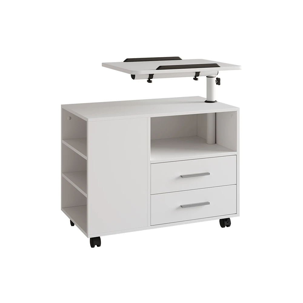 éjjeliszekrény Fehér színben fehér háttéren