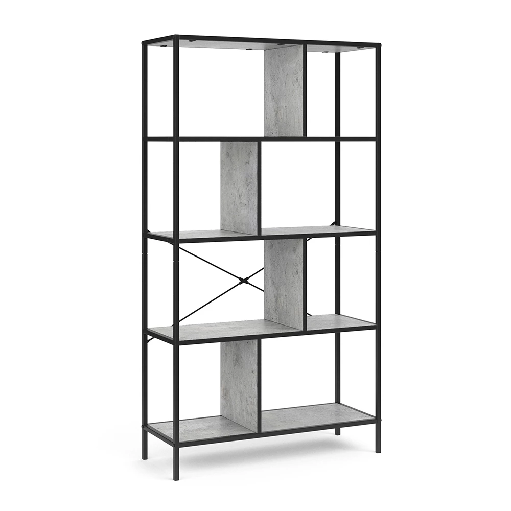 Raumteiler in Beton auf weißem Hintergrund