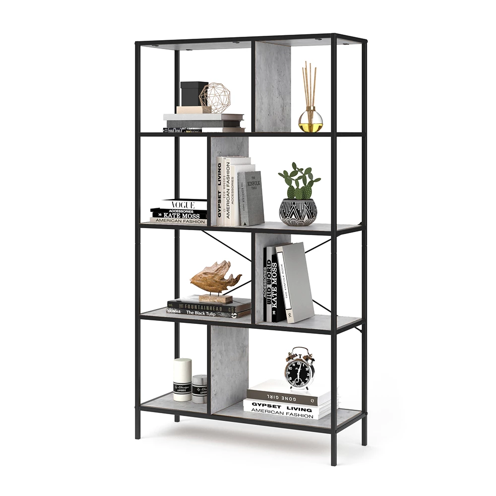 Raumteiler in Beton auf weißem Hintergrund mit dekorativen Elementen