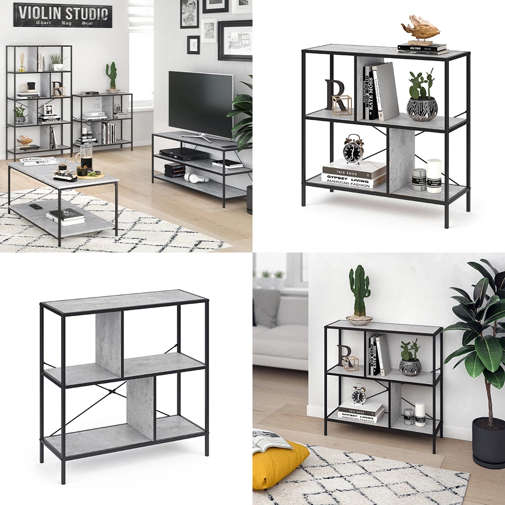 Raumteiler Fyrk Beton 80 x 79 cm Vicco