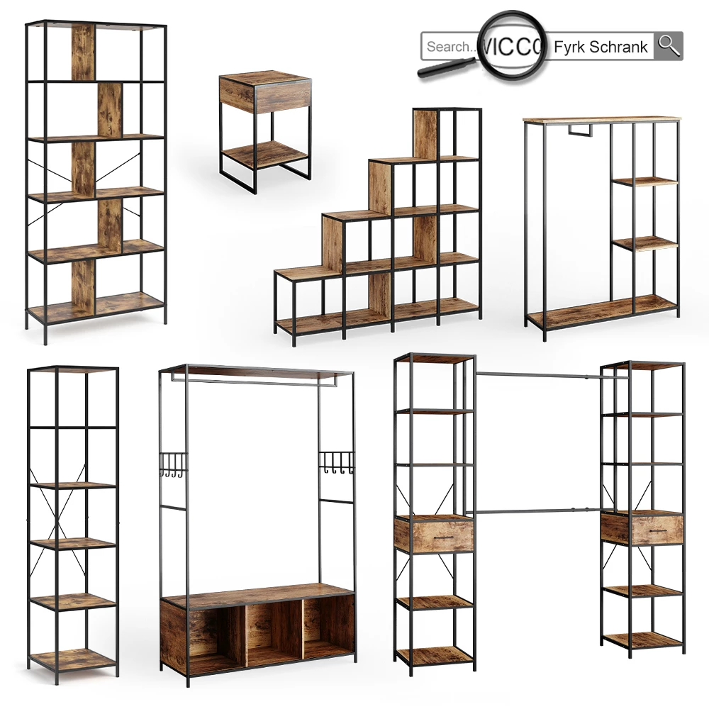 Nachttisch Fyrk Antikholz 2er Set Vicco