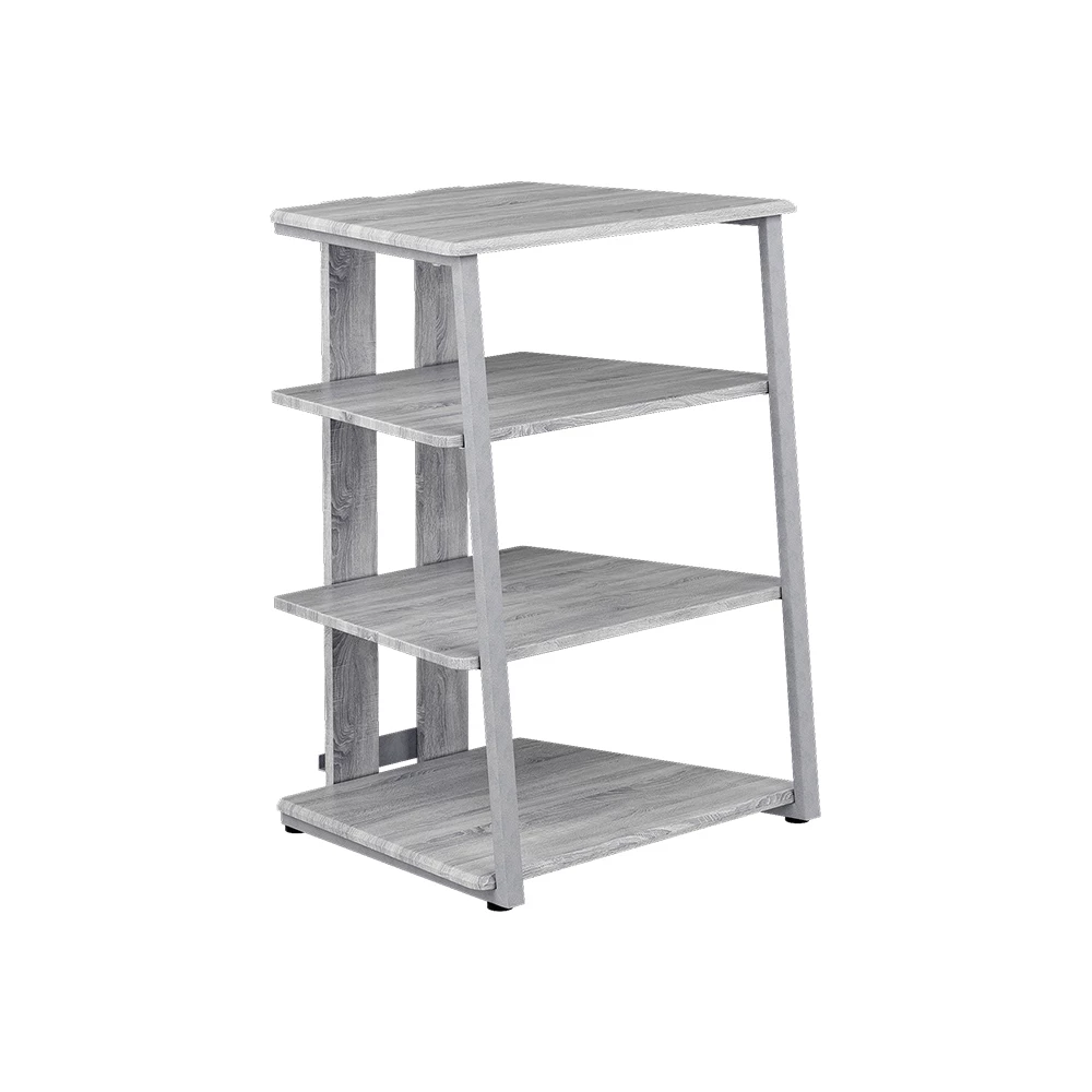 Estantería de almacenamiento en Gris sobre fondo blanco