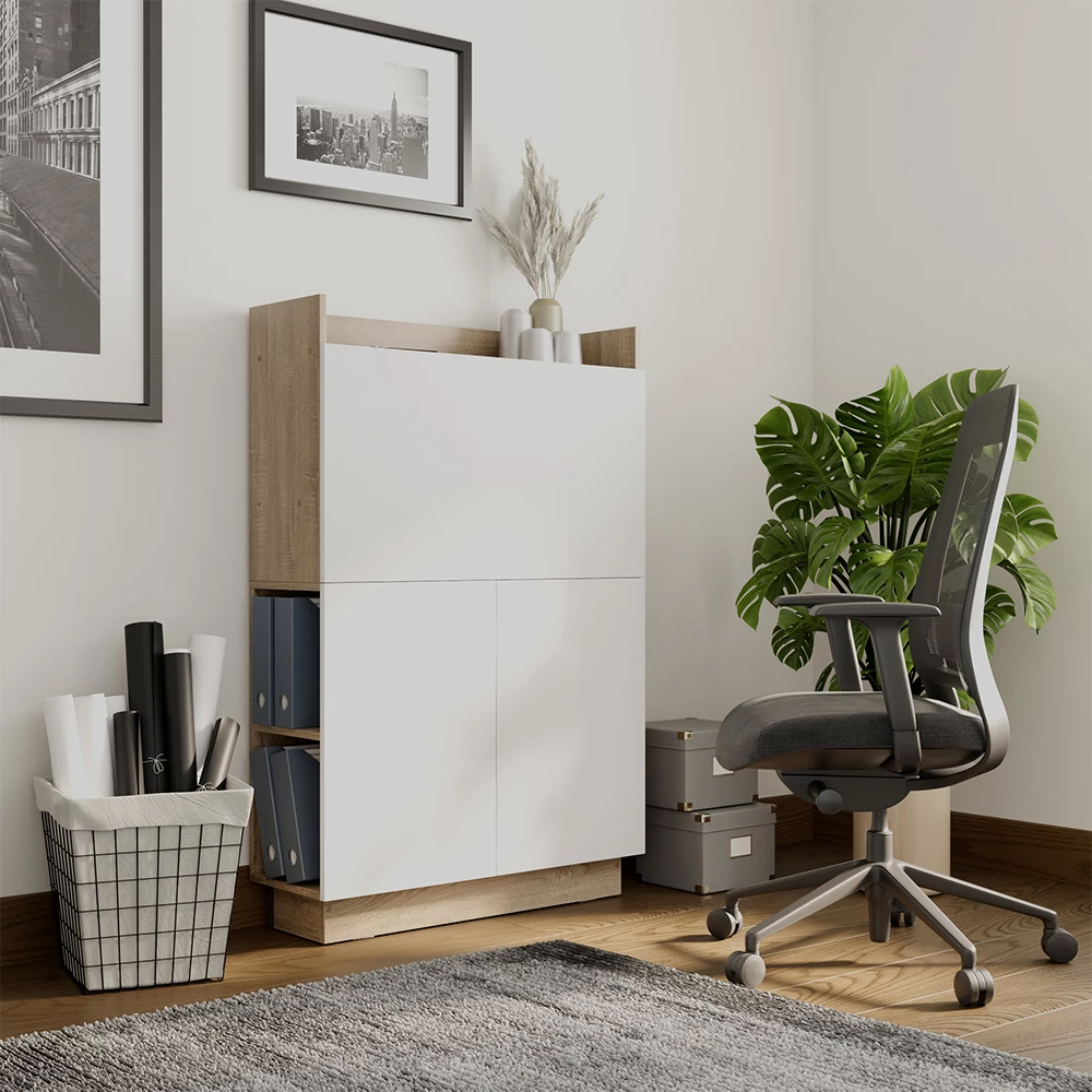 Escritorio secretario Alena Sonoma 85 x 27 cm Vicco