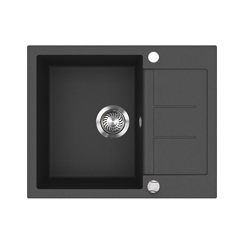 Sink in Black on white background