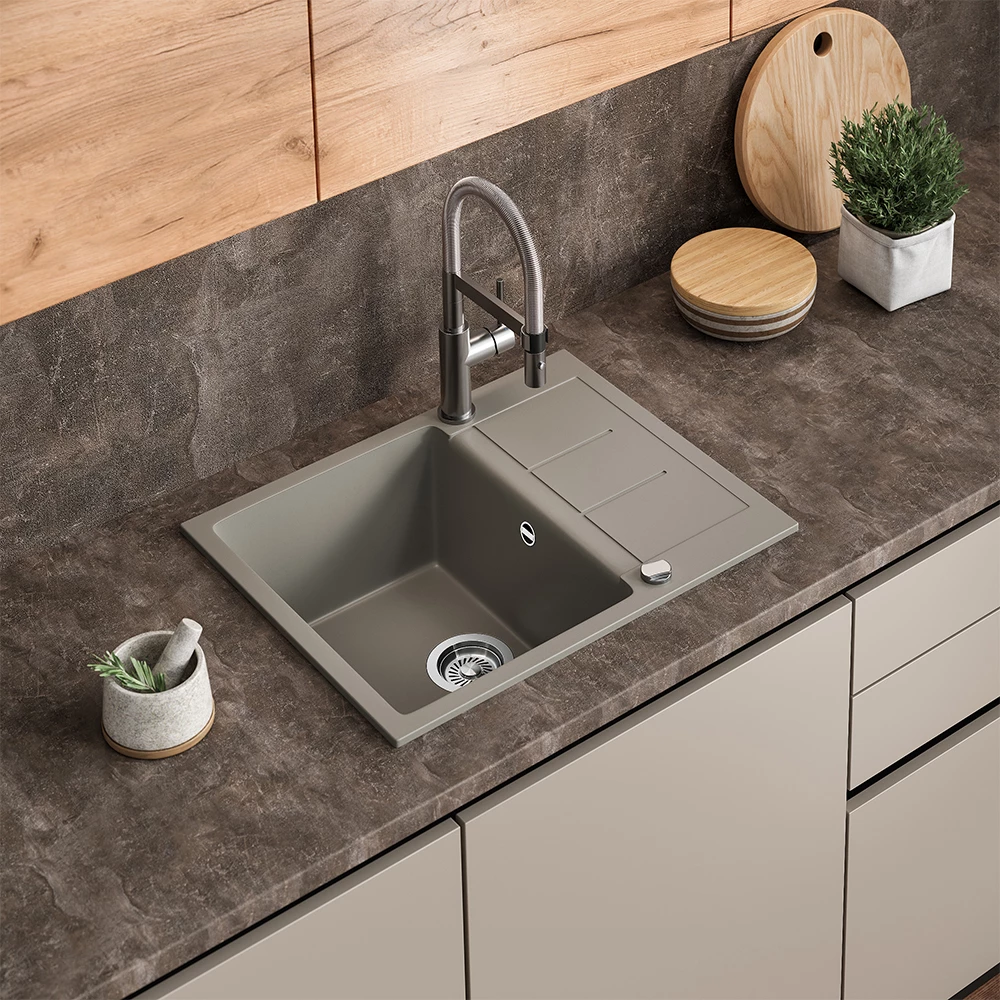 Spoelbak Rom Beton 62 x 50 cm Bergström