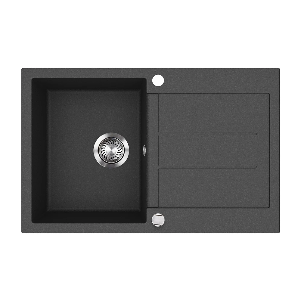 Sink in Black on white background