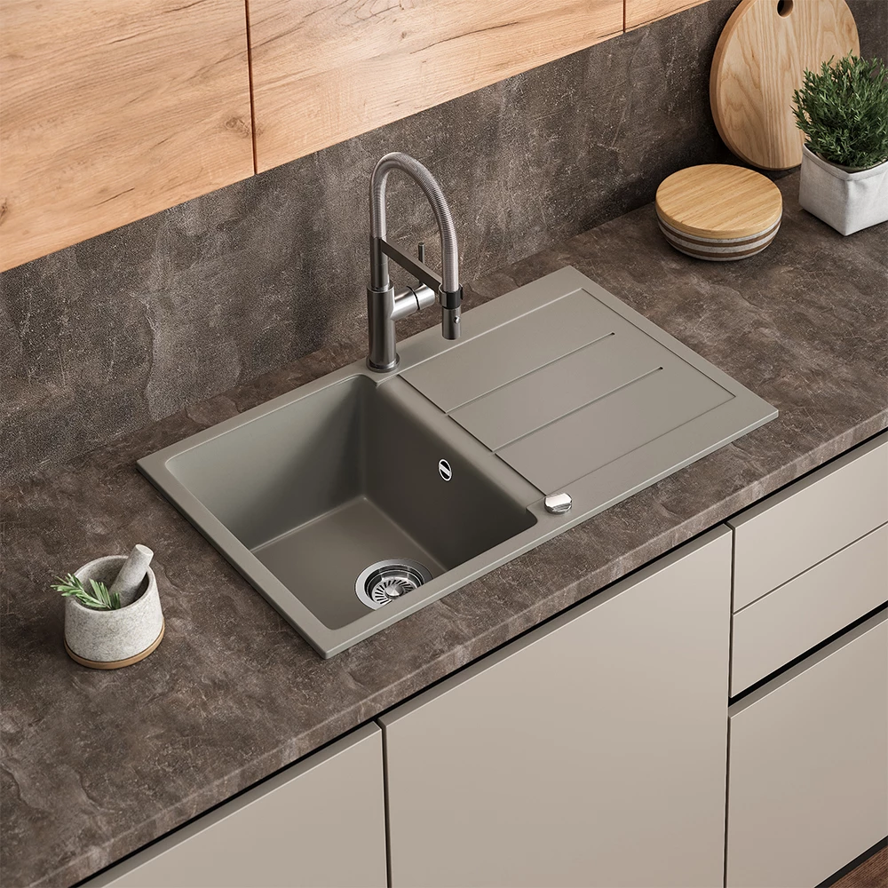 Lavello Kapstadt Calcestruzzo 78 x 50 cm Bergström