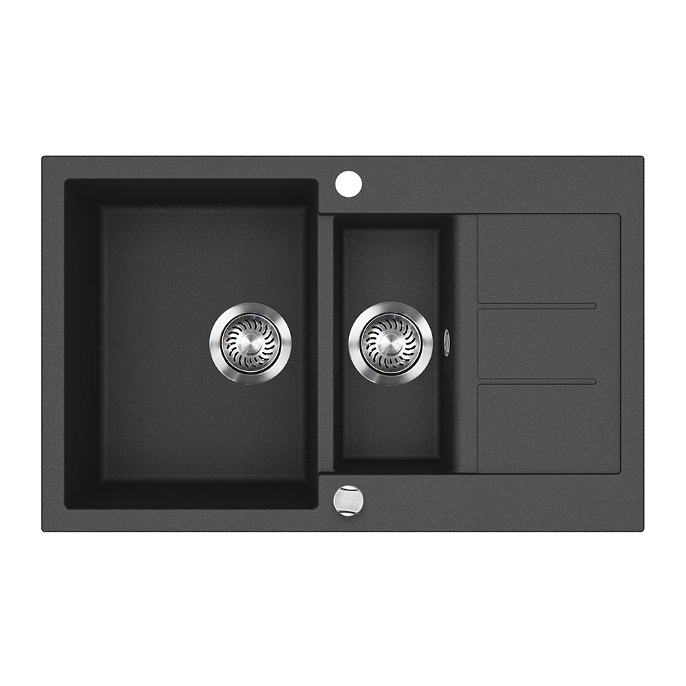 Sink in Black on white background