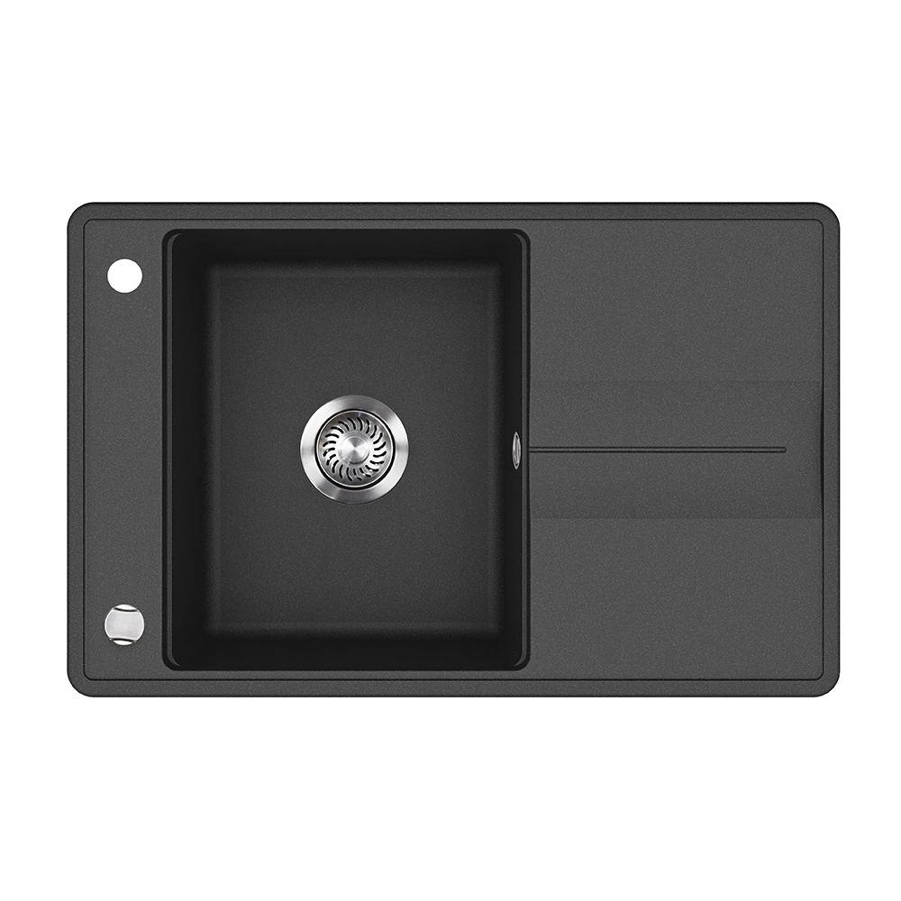 Sink in Black on white background