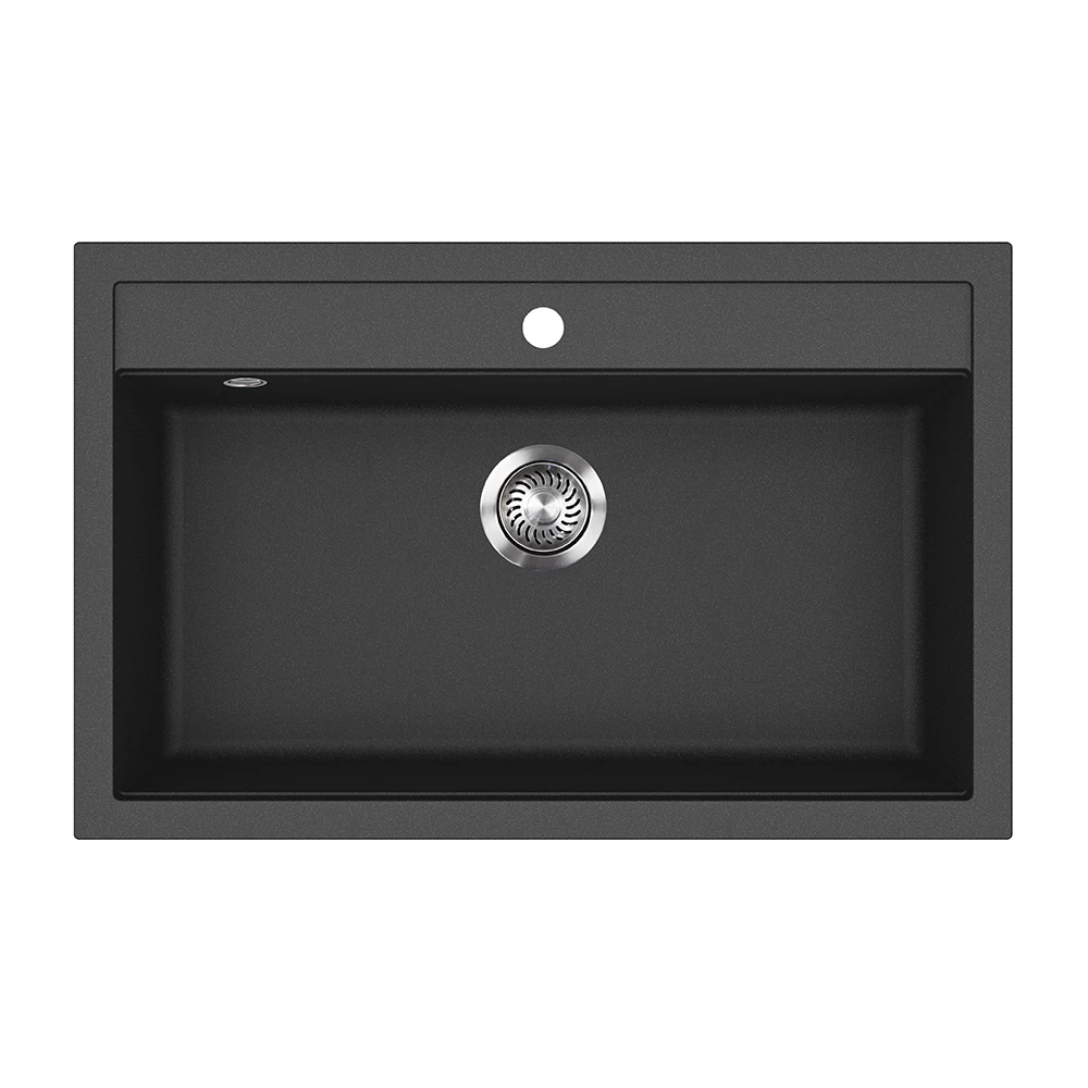 Sink in Black on white background