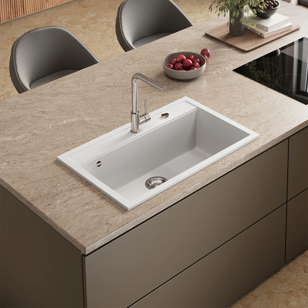 Lavello Sydney Bianco 80 x 51 cm Bergström