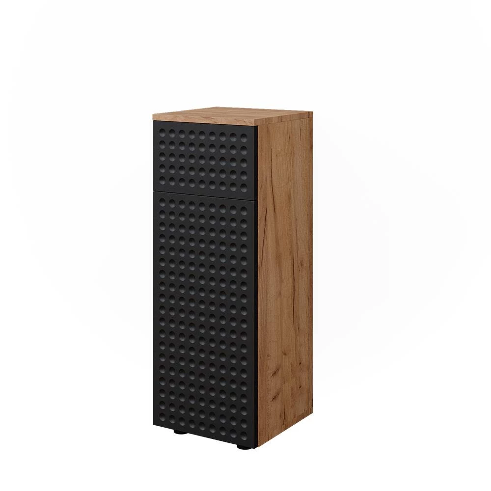 Dulap midi in Antracit punctat on white background