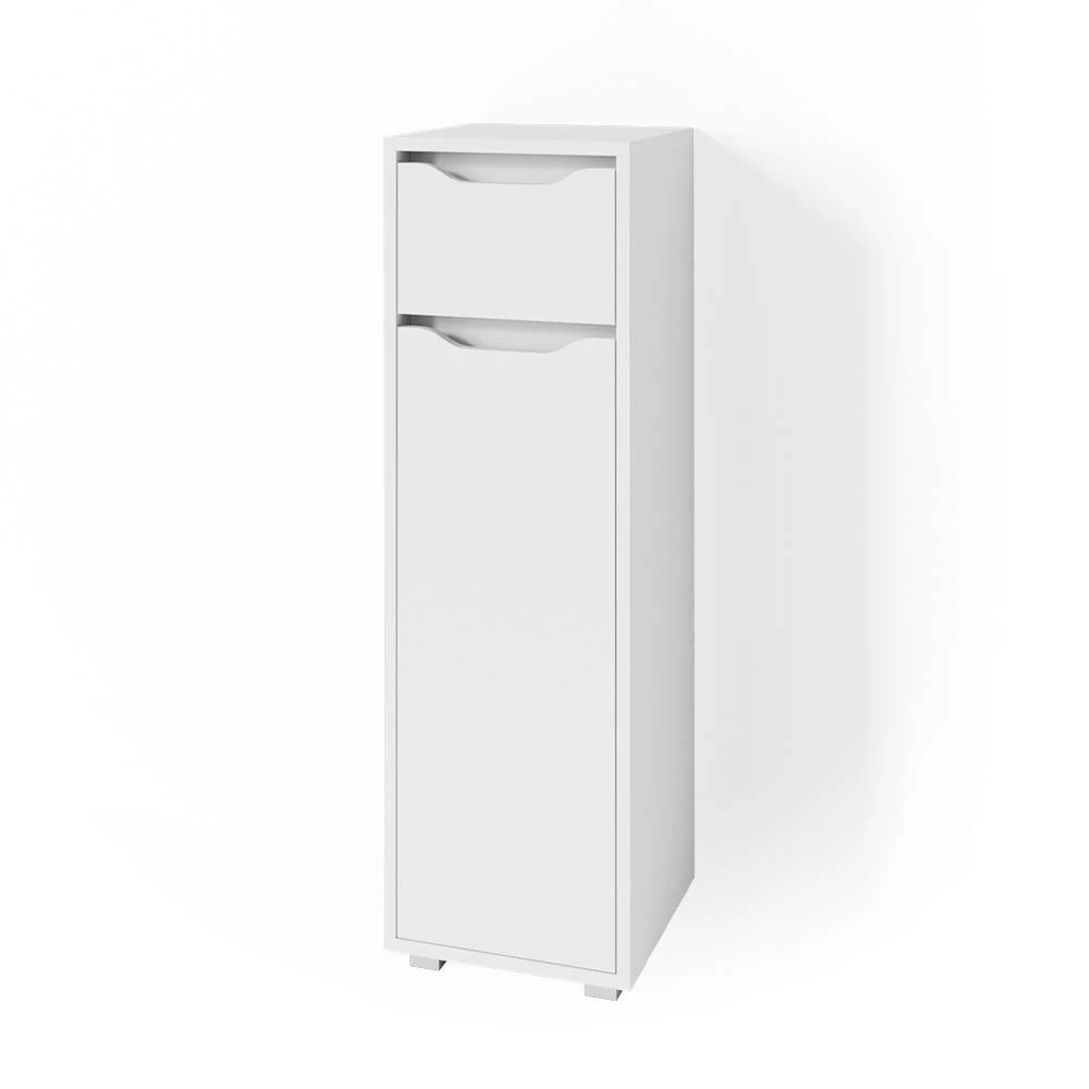 Midischrank in Weiß auf weißem Hintergrund