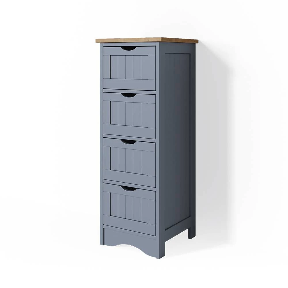 Badkamerkast in Grijs op een witte achtergrond