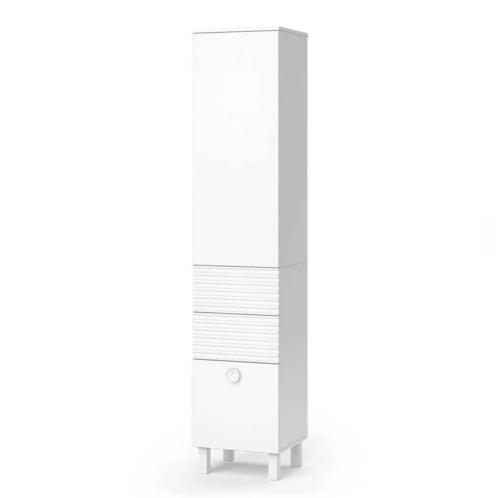 Dulap de baie in Alb on white background