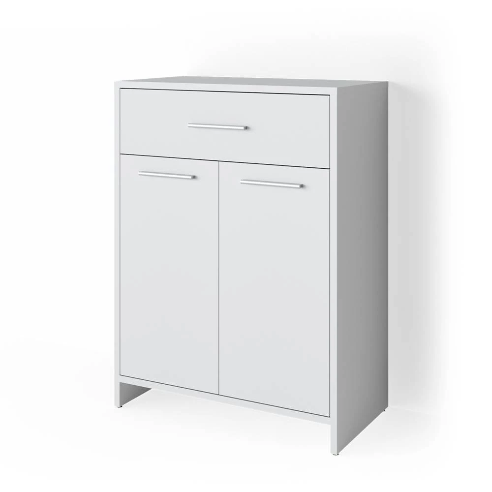 Midischrank in Weiß auf weißem Hintergrund