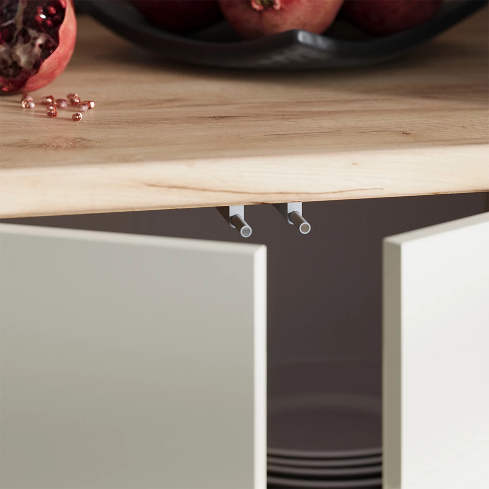 Close-up of Keukenblok in Beige, showing design and surface details