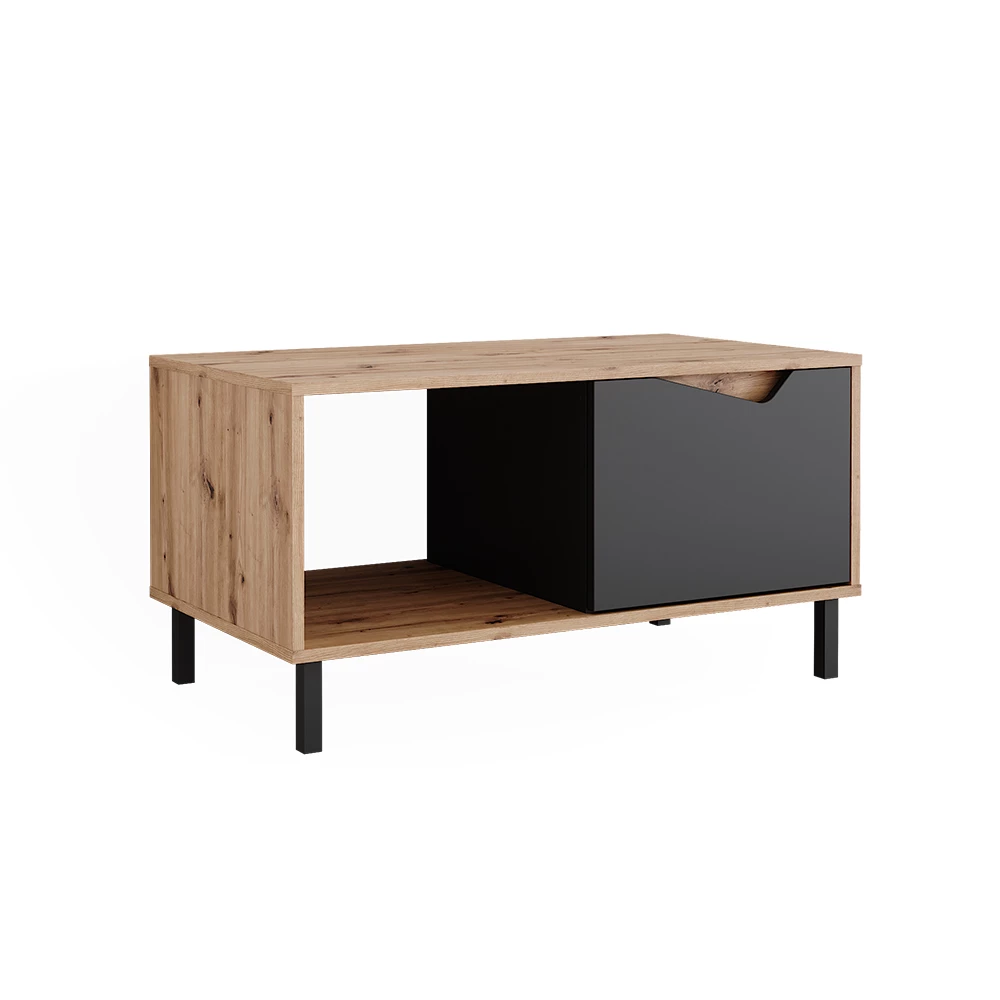 Stolik kawowy in Antracyt/Artisan on white background