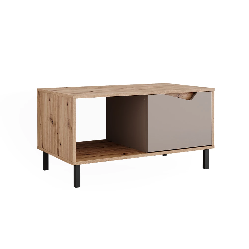 Stolik kawowy in Greige/Artisan on white background