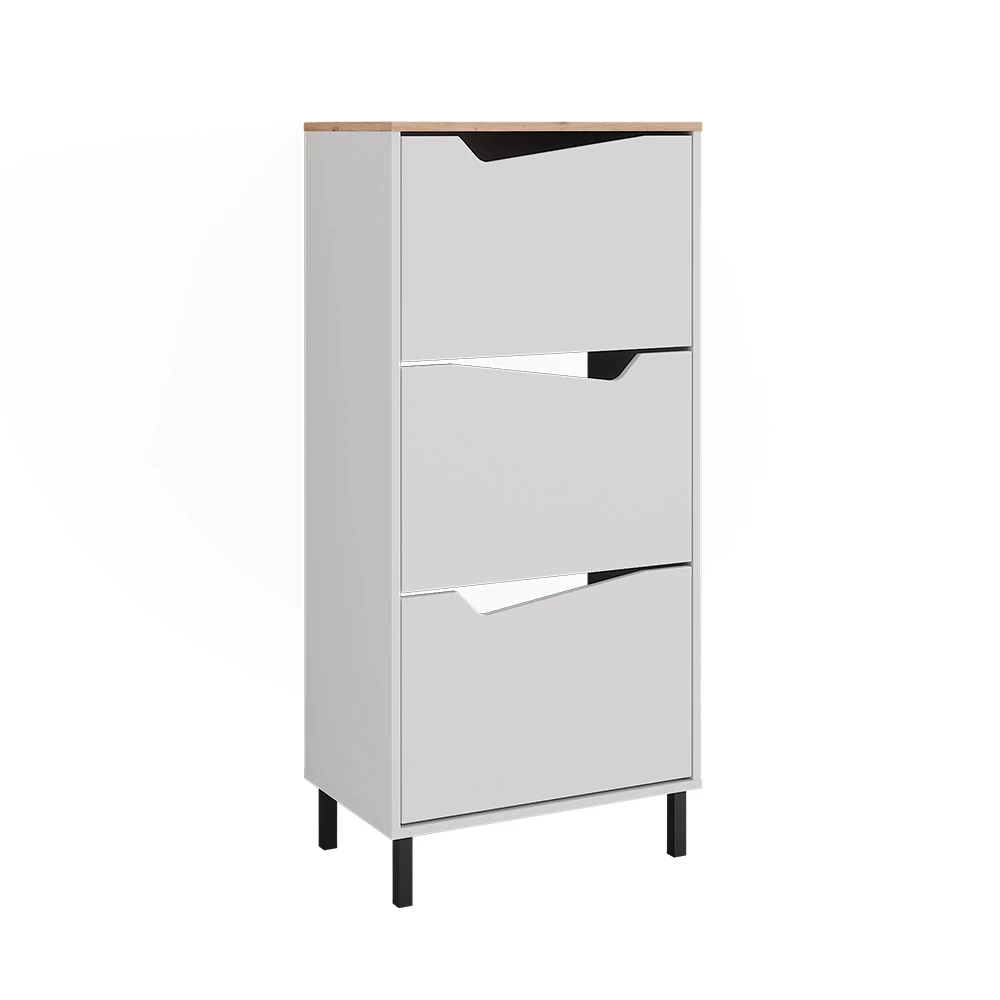 Wózek na buty in Biały/Artystyczny on white background