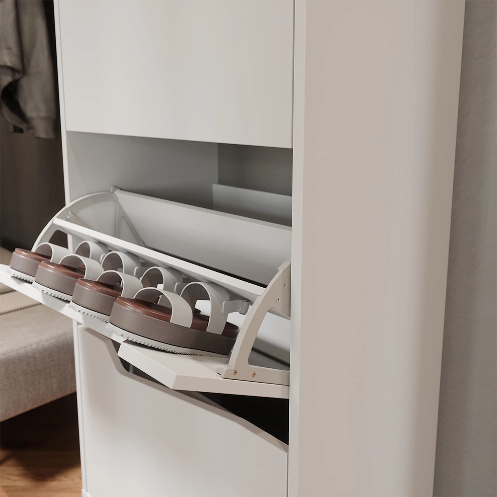 Nærbillede af Skotipper i farven Hvid/Artisan, der viser struktur/detaljer