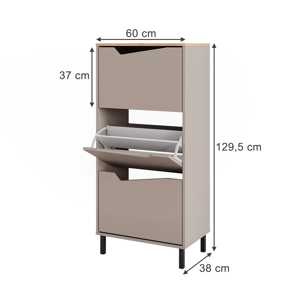 Schoenklaprek in Grijs/Artisan on white background