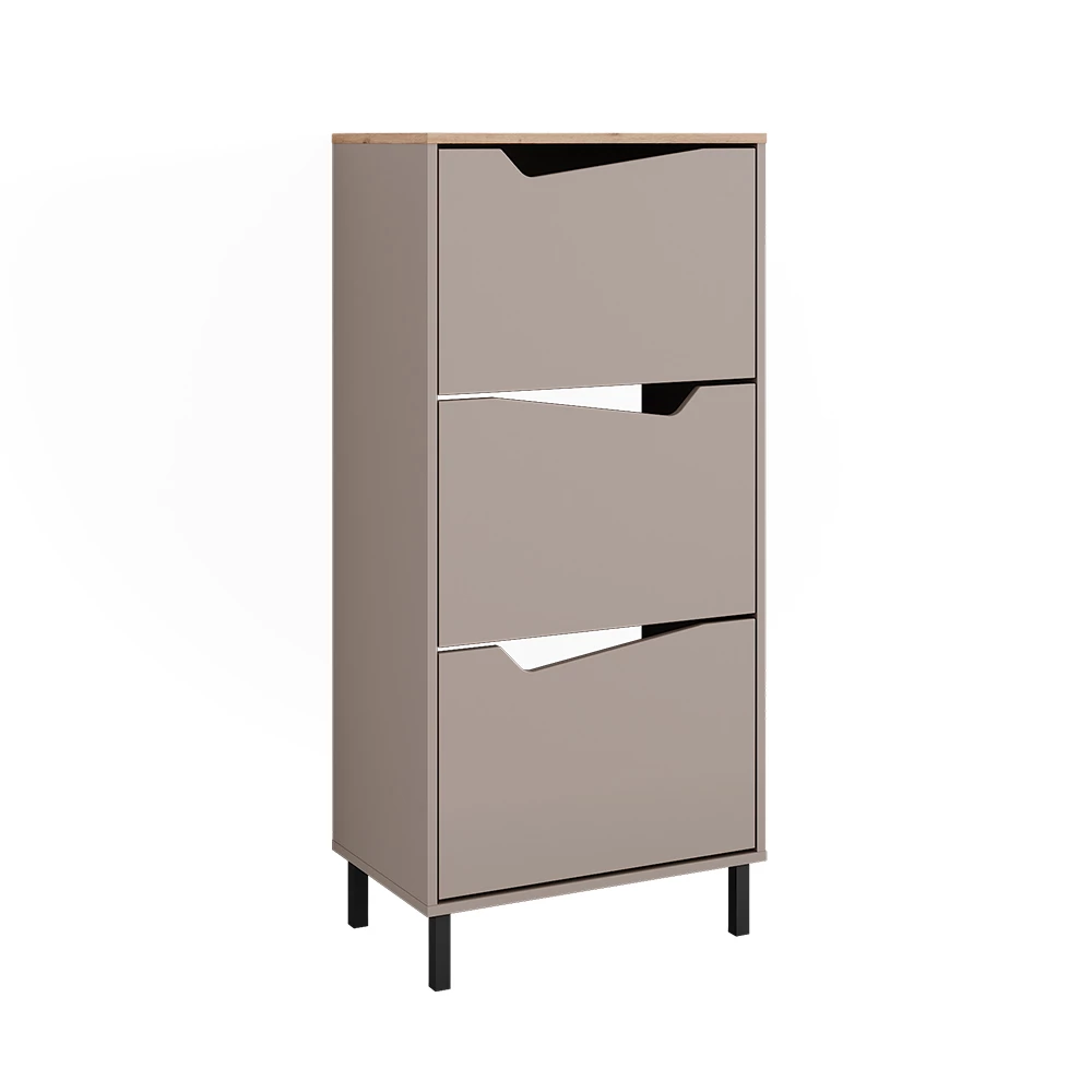 Wózek na buty in Greige/Artisan on white background