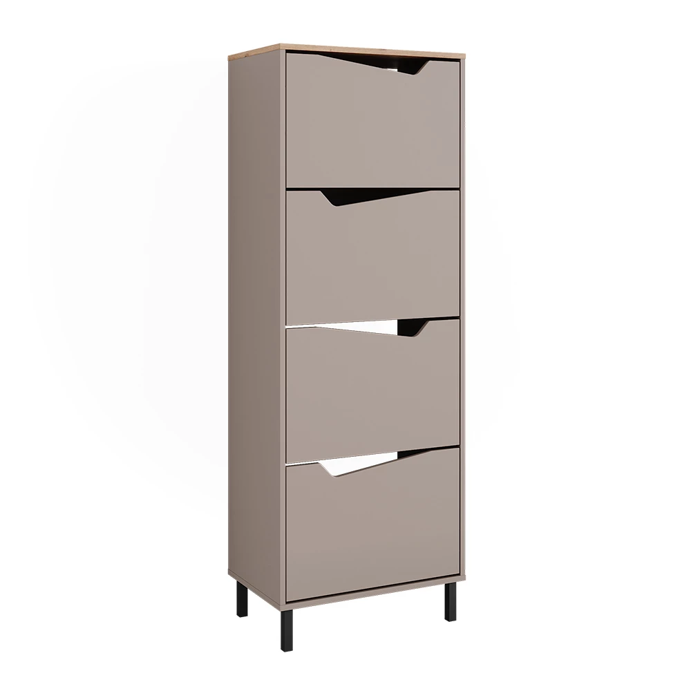 Wózek na buty in Greige/Artisan on white background