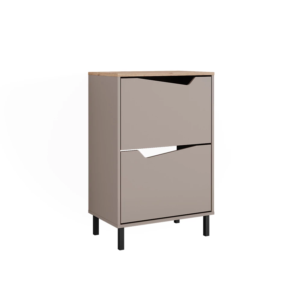 Wózek na buty in Greige/Artisan on white background